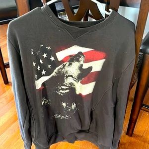 Wolf crewneck cotton on